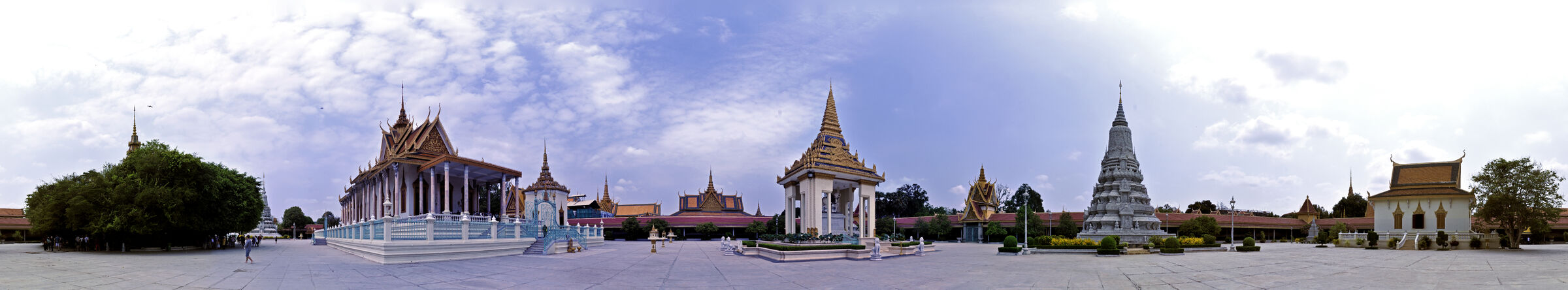 phnom penh -  königspalast (36) - 360° panorama