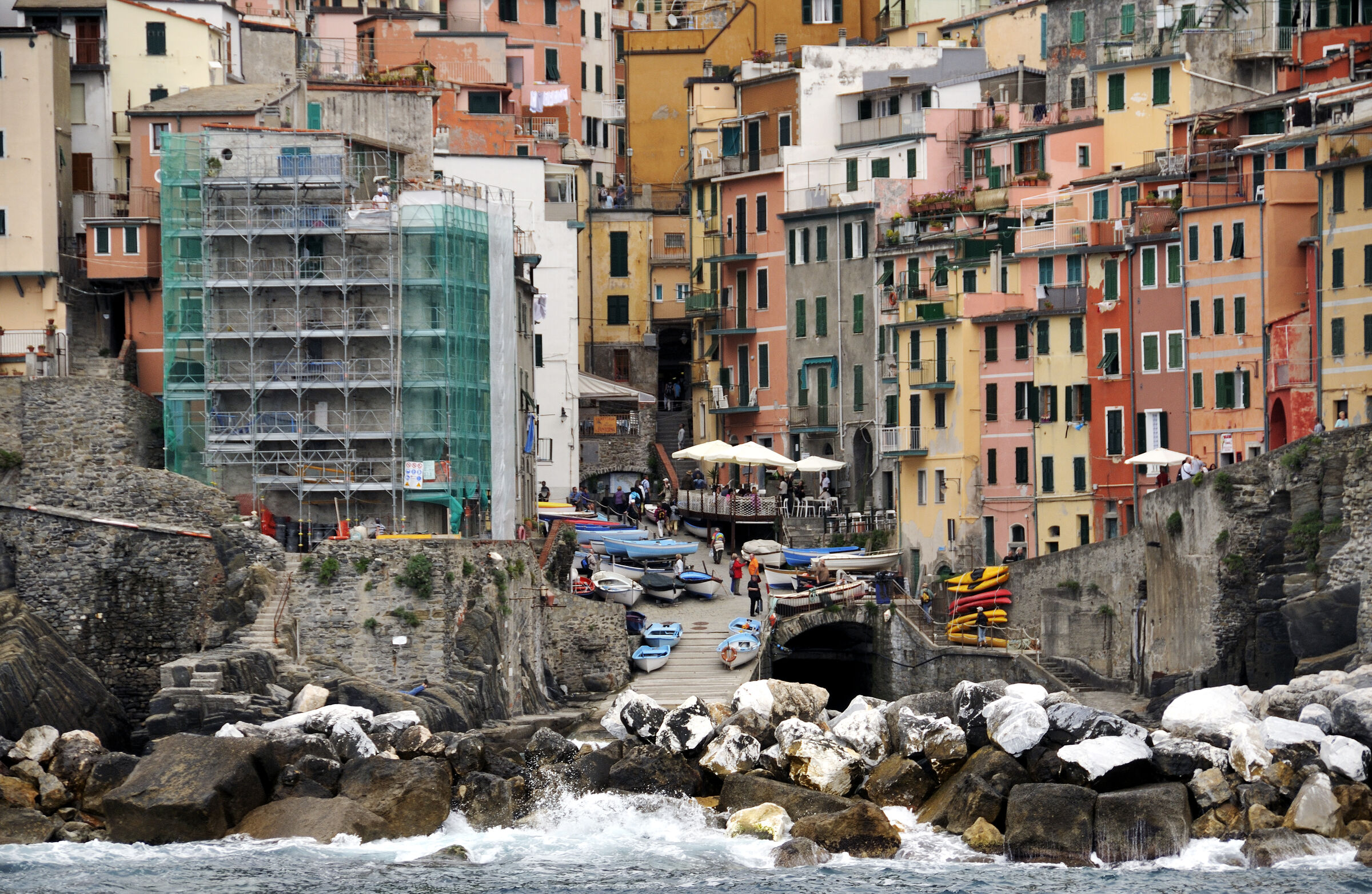 cinque terre -  mit dem boot von porto venere nach riomaggiore 