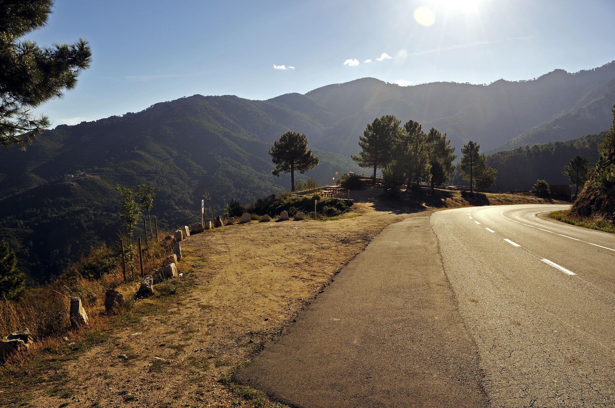 korsika  - vivario – oberhalb