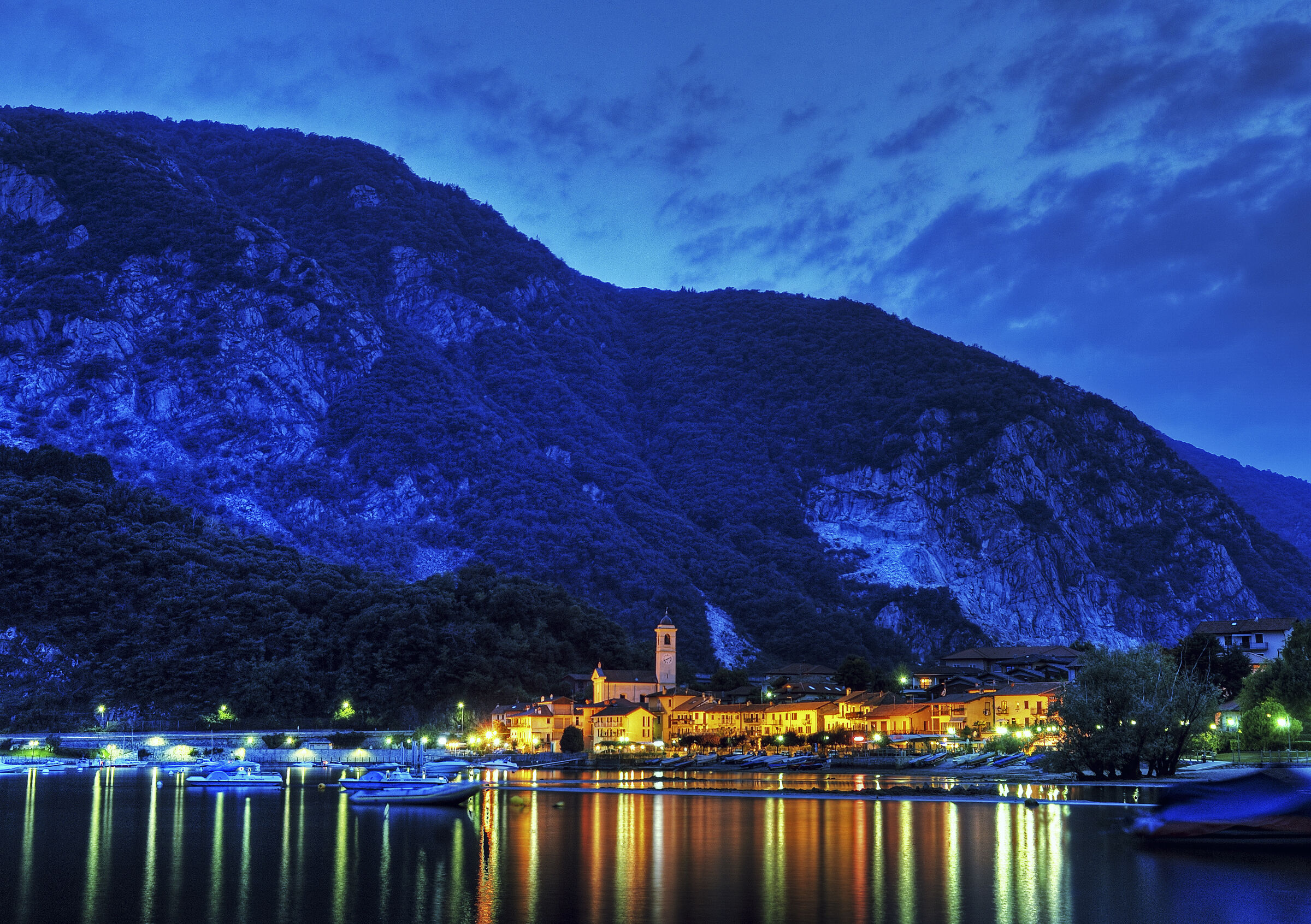 lago maggiore - blaue stunde