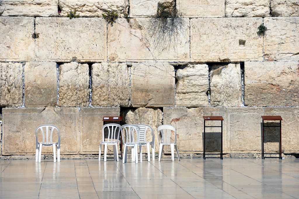 israel – jerusalem - vor der klagemauer - stilleben