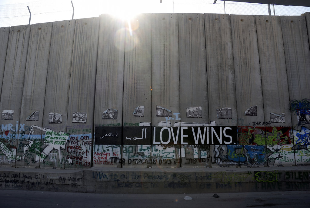 palästina- bethlehem - love wins