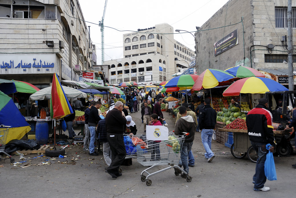 palästina- ramallah - markt