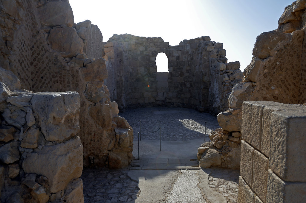 israel- totes meer - masada  -  die byzantinische kirche