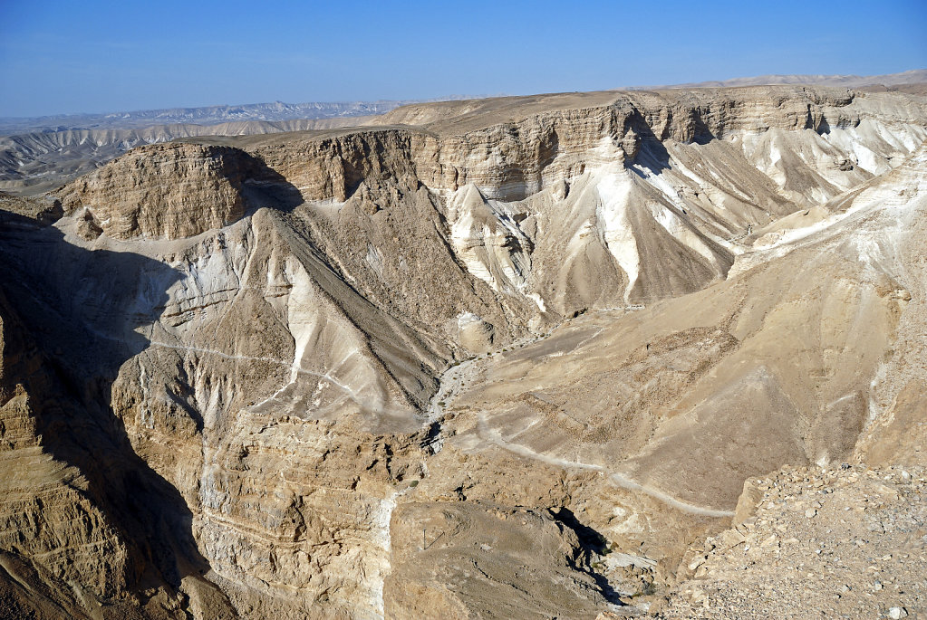 israel- totes meer - masada  – nach westen