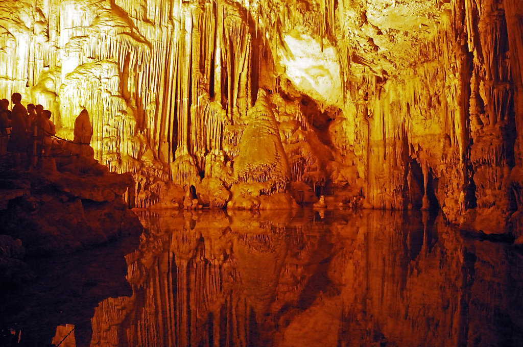 italien - sardinien - grotta di nettuno - im innern - die haupth