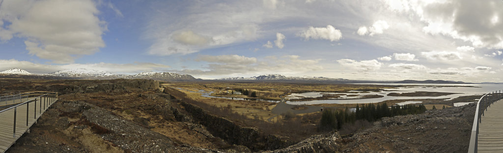 island –  þingvellir (01) - teilpanorama