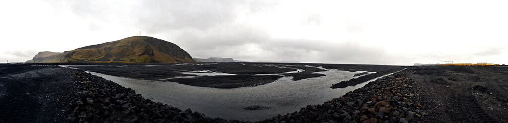 island – nach vik - teilpanorama