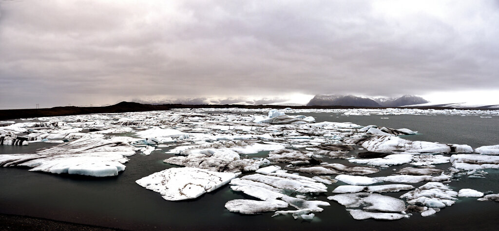 island – jökulsárlón (04) – teilpanorama