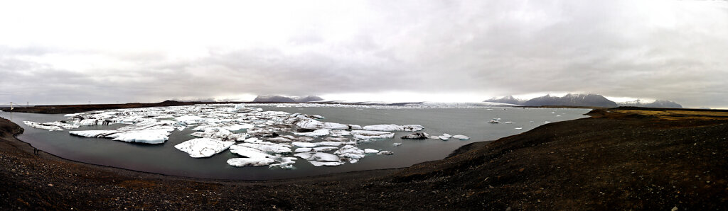 island – jökulsárlón (06) – teilpanorama