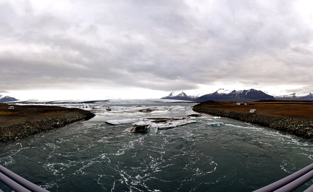 island – jökulsárlón (12) – teilpanorama