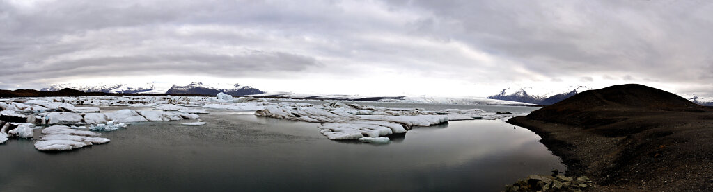 island – jökulsárlón (18) – teilpanorama