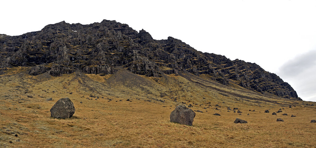 island – zwischen hali und kalfafellsstadur (1) - teilpanorama