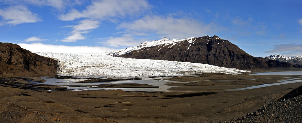 island – fláajökull (5) – teilpanorama