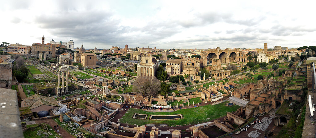 rom 2023 – forum romanum (13) - teilpanorama