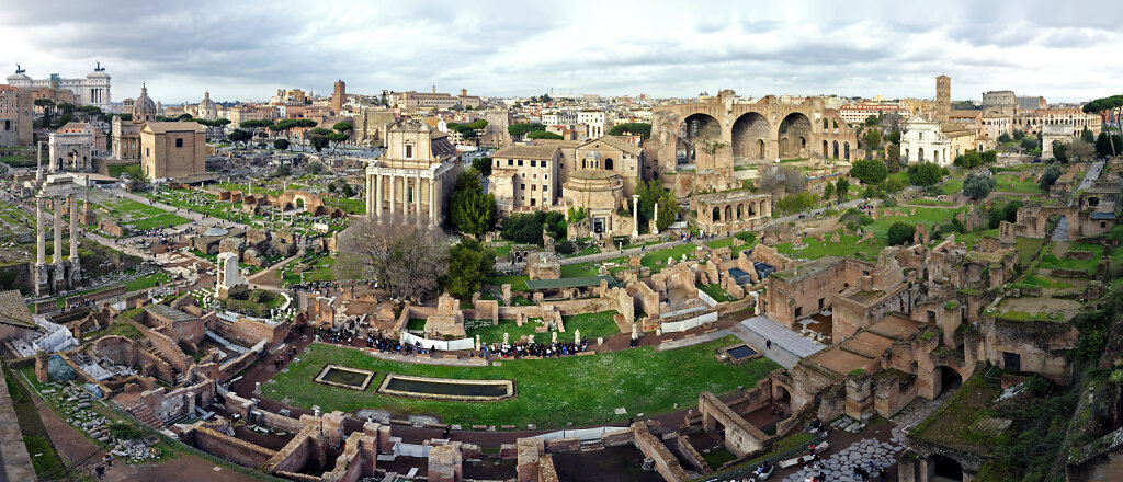 rom 2023 – forum romanum (14) - teilpanorama